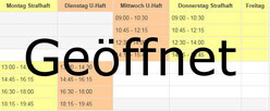 Öffnungszeiten